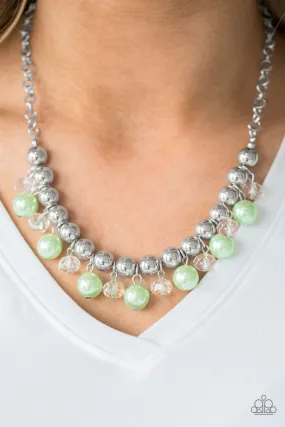 Paparazzi Accessories - Power Trip #N91 Peg - Green Necklace