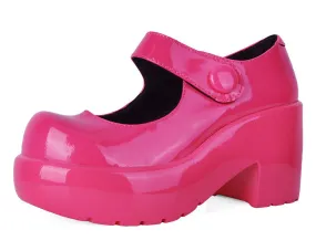 Pink Liquid Bubble Mary Jane Platform