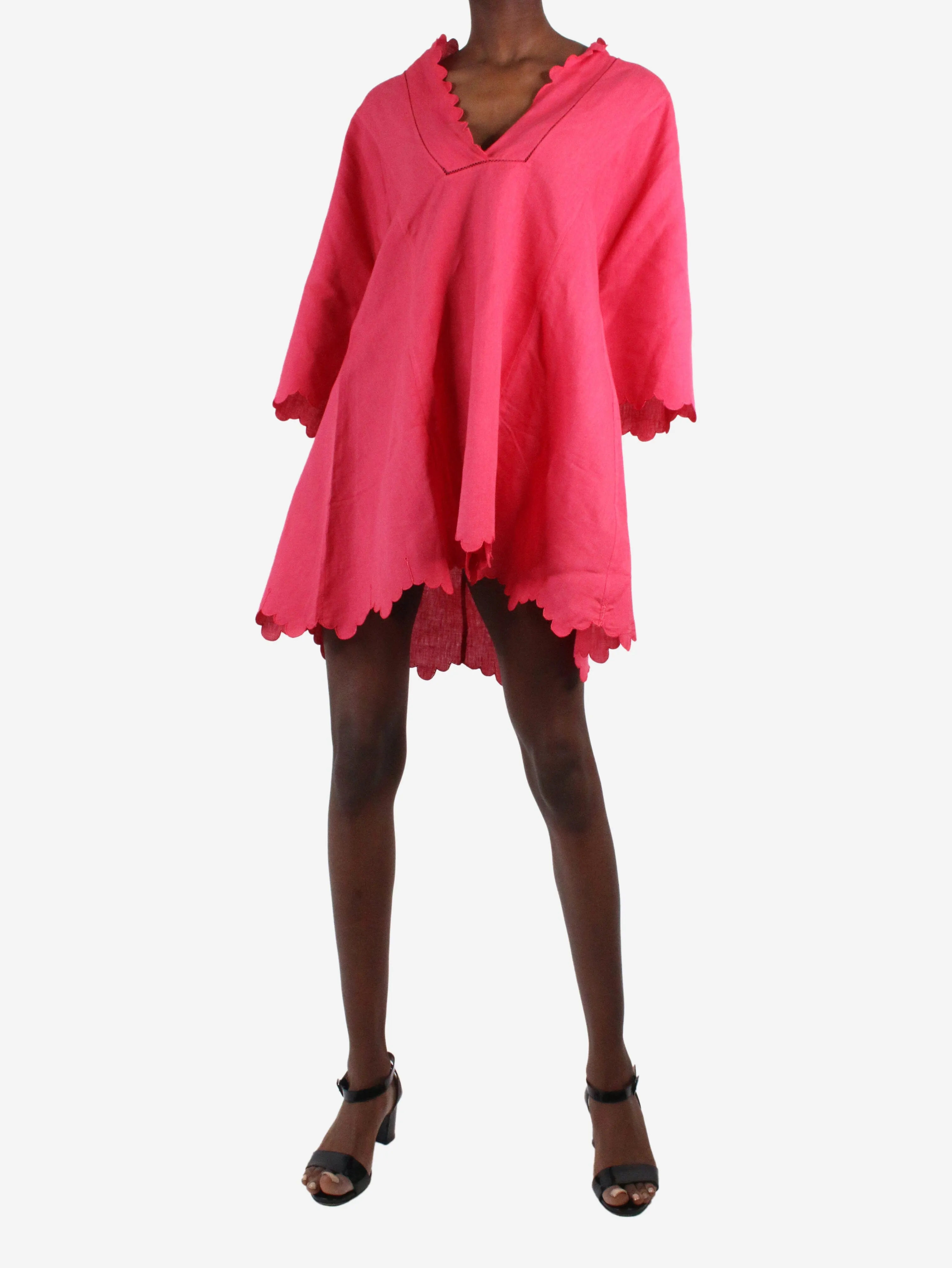 Pink short kaftan - size XS