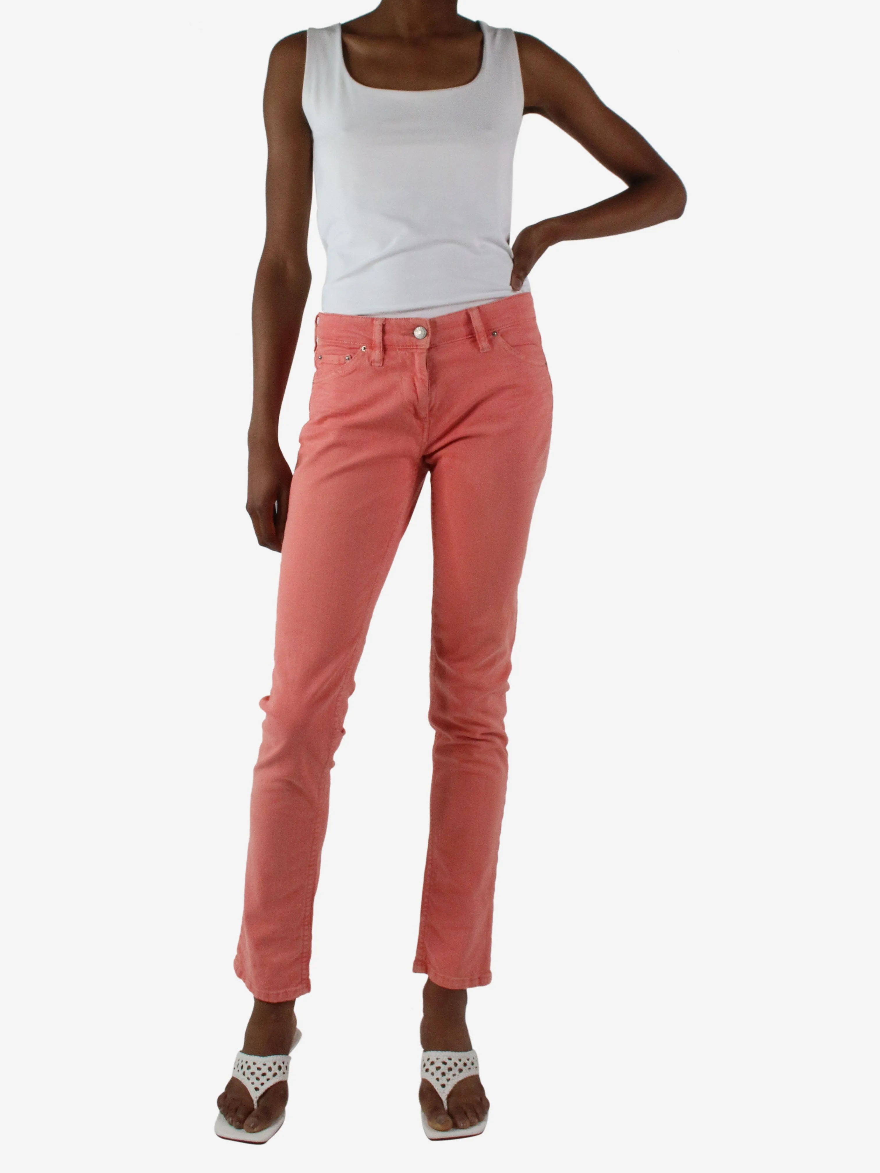 Pink skinny jeans - size FR 40