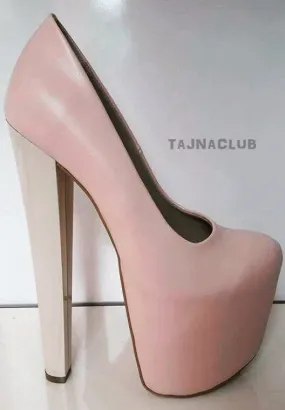 Powder Pink Platform High Heels