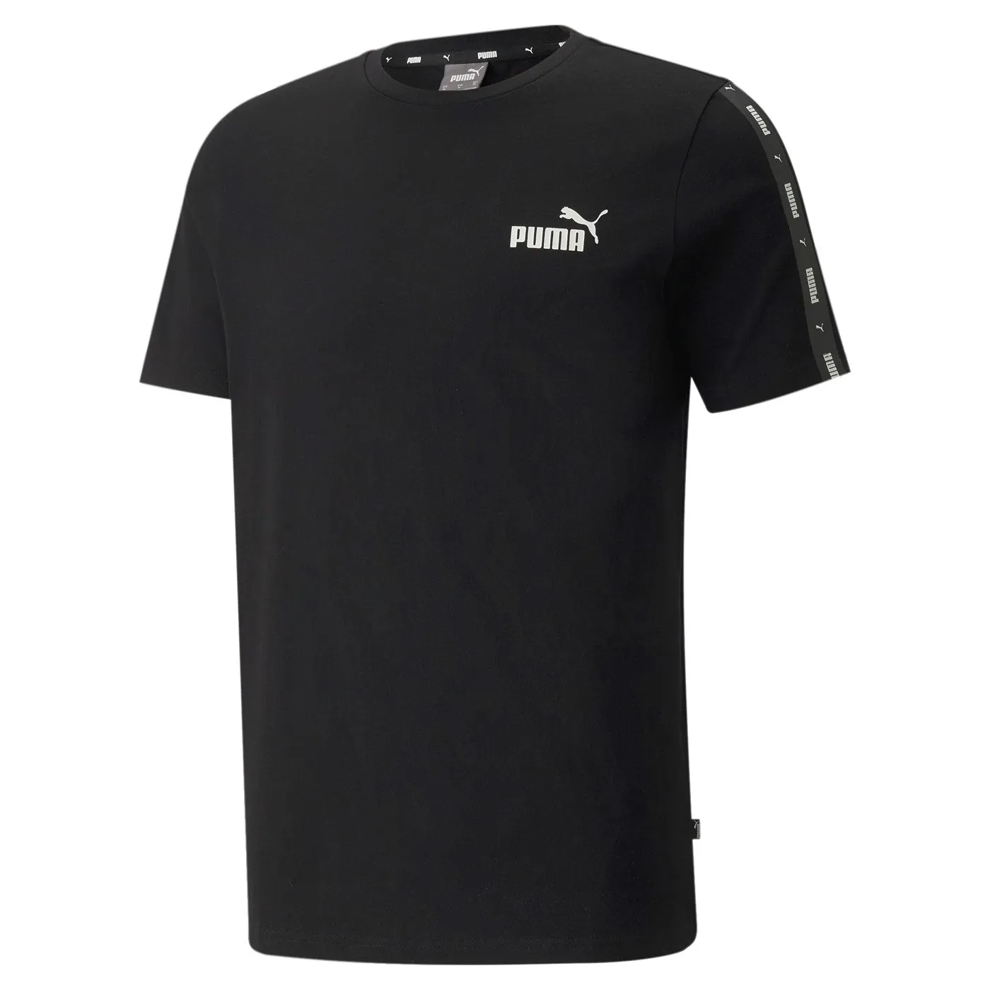 Puma men's short sleeve t-shirt ESS  Tape 847382-01 black