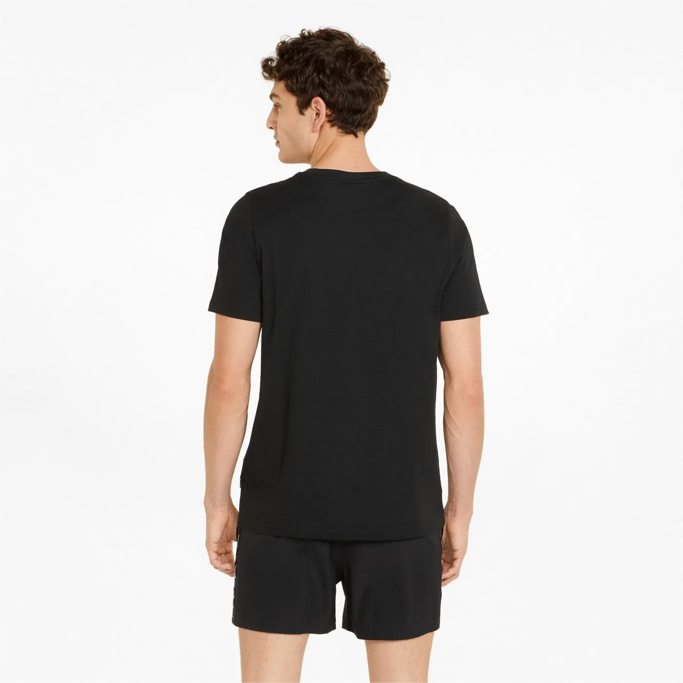 Puma men's short sleeve t-shirt ESS  Tape 847382-01 black