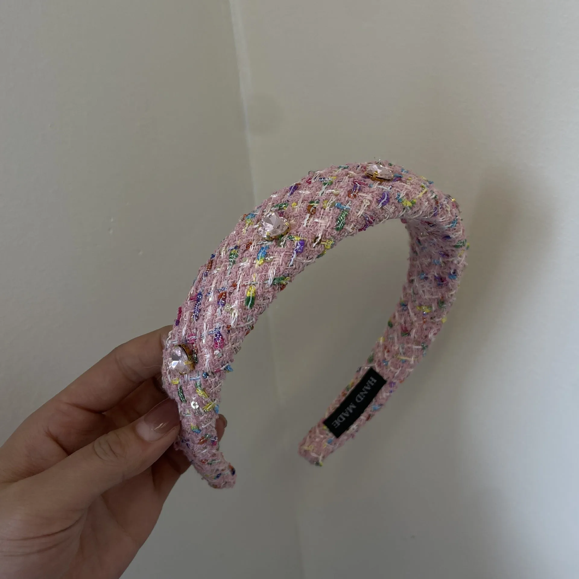 Rhinestone Pink Headbands