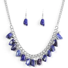 Rocky Shores Blue Necklace