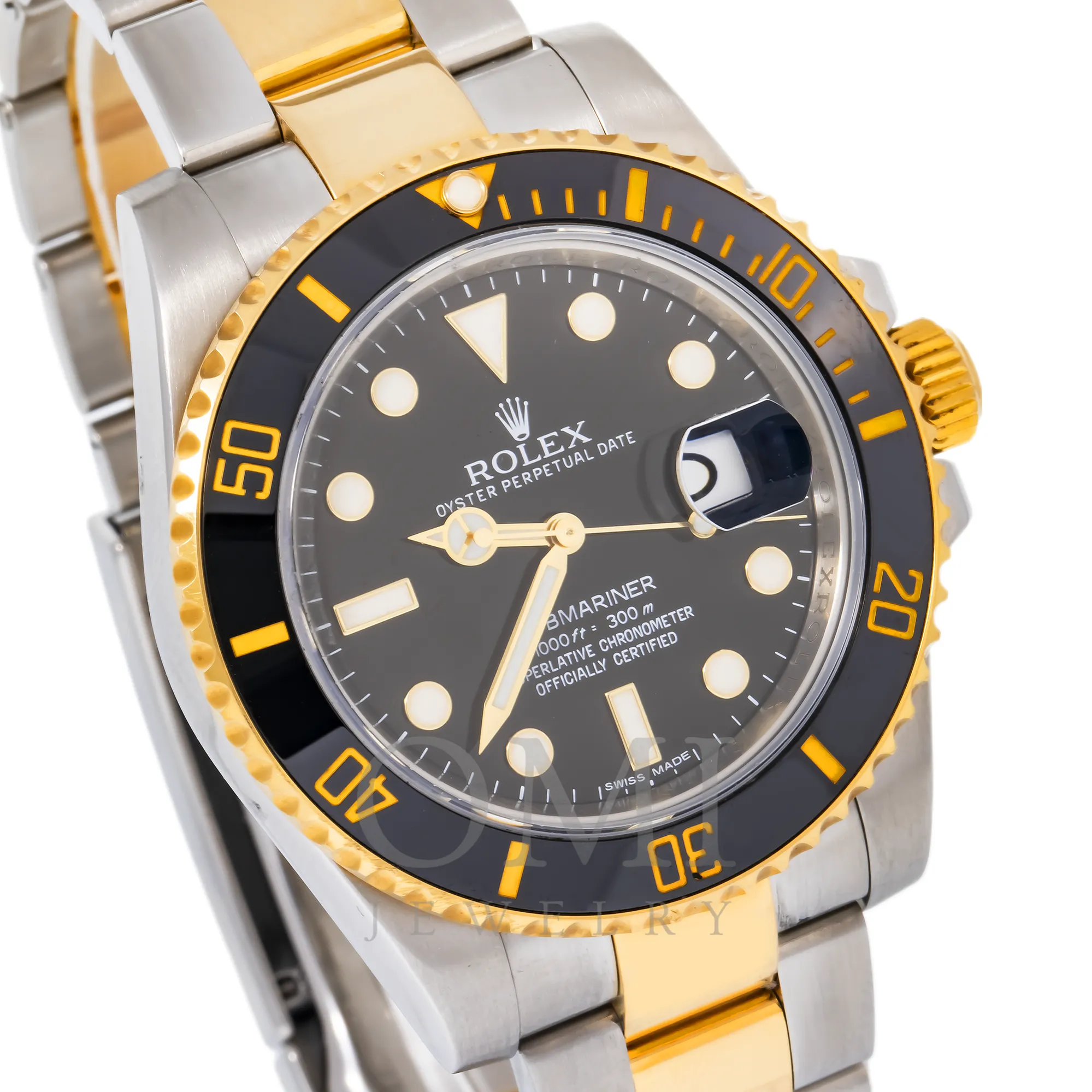 ROLEX SUBMARINER DATE 116613LN 40MM BLUE DIAL WITH TWO TONE BRACELET