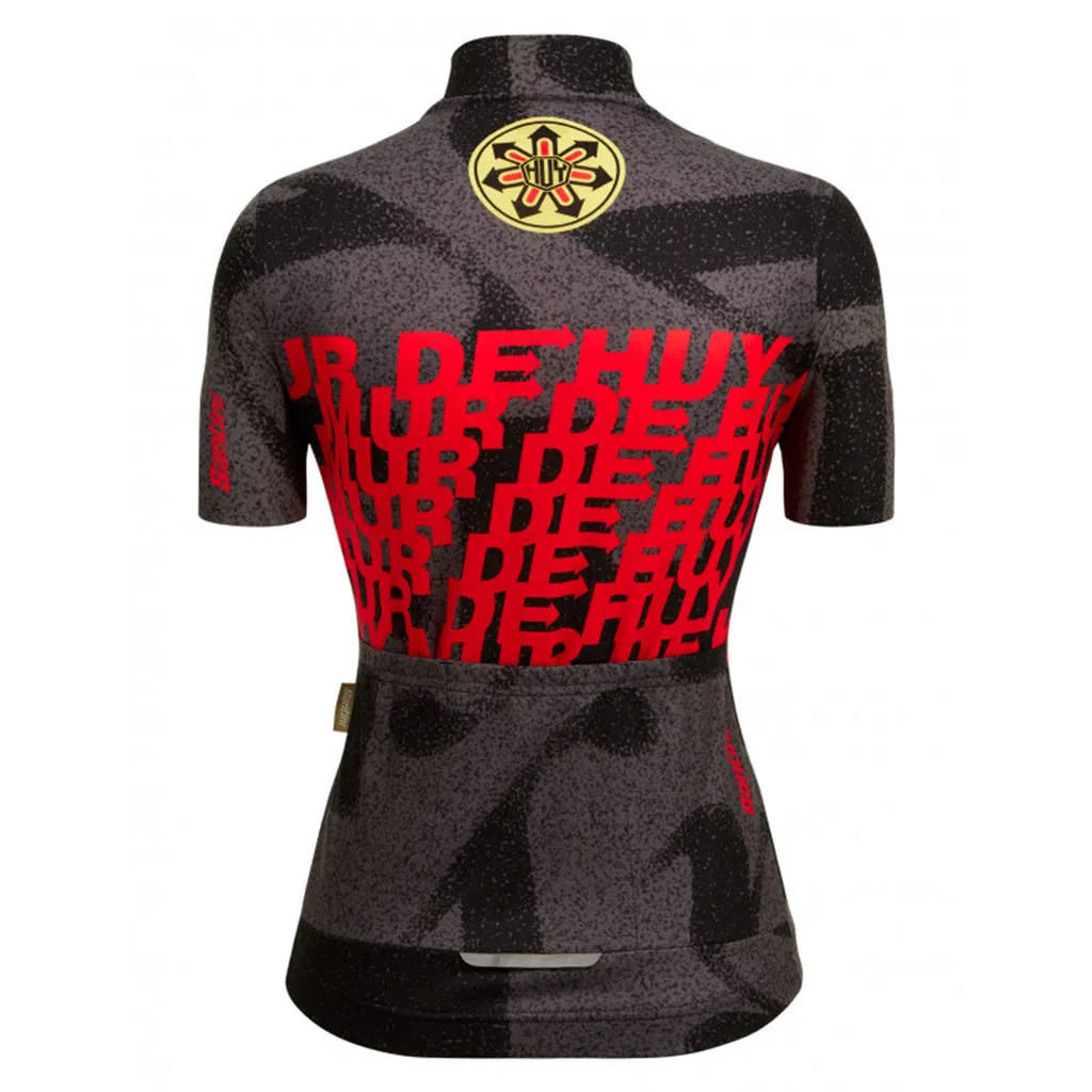 Santini Womens TDF Mur De Huy Jersey - Print