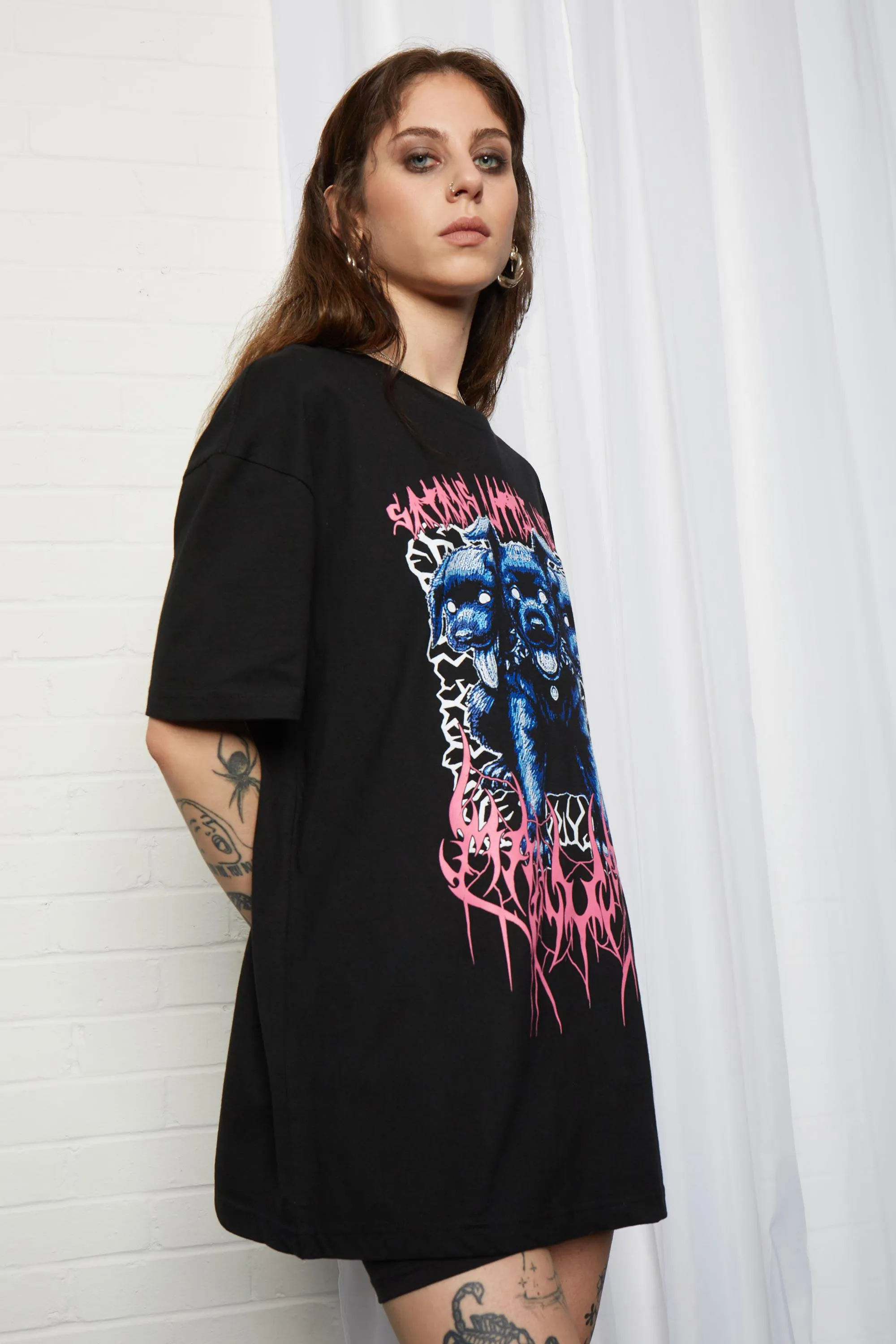 Satan's Little Helper Oversized Tee