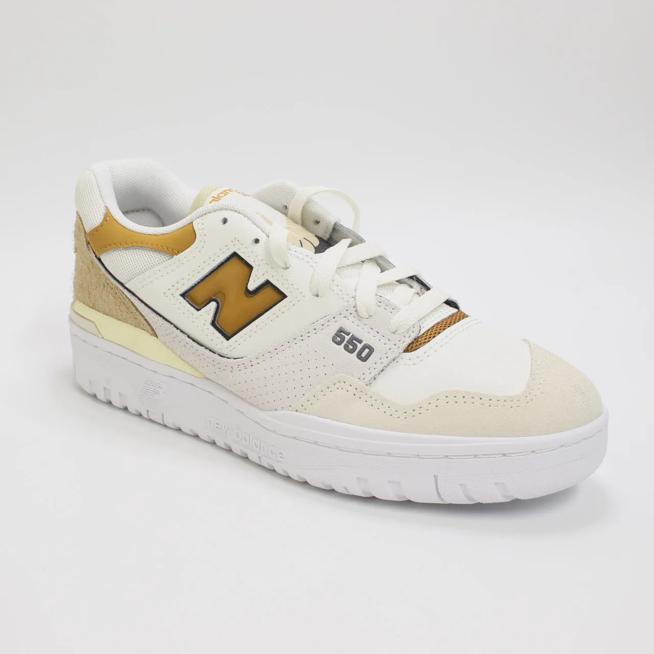 Womens New Balance BB550 Sea Salt Beige Brown Trainers