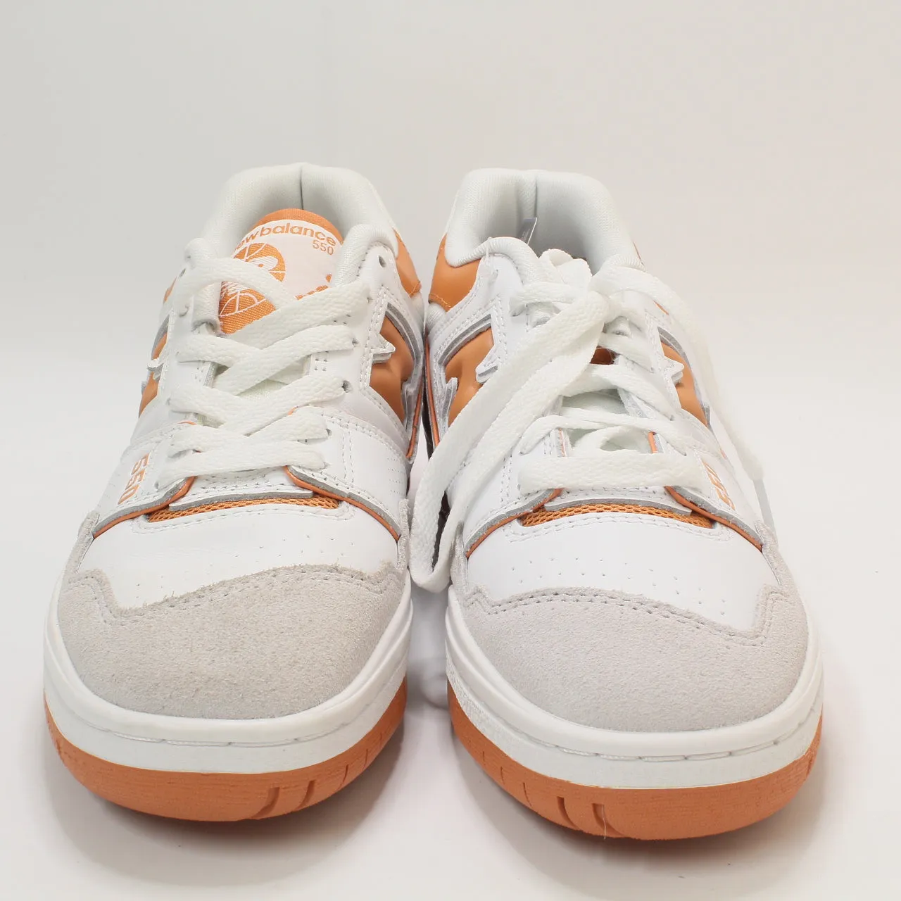 Womens New Balance Bb550 White Orange Grey Uk Size 6