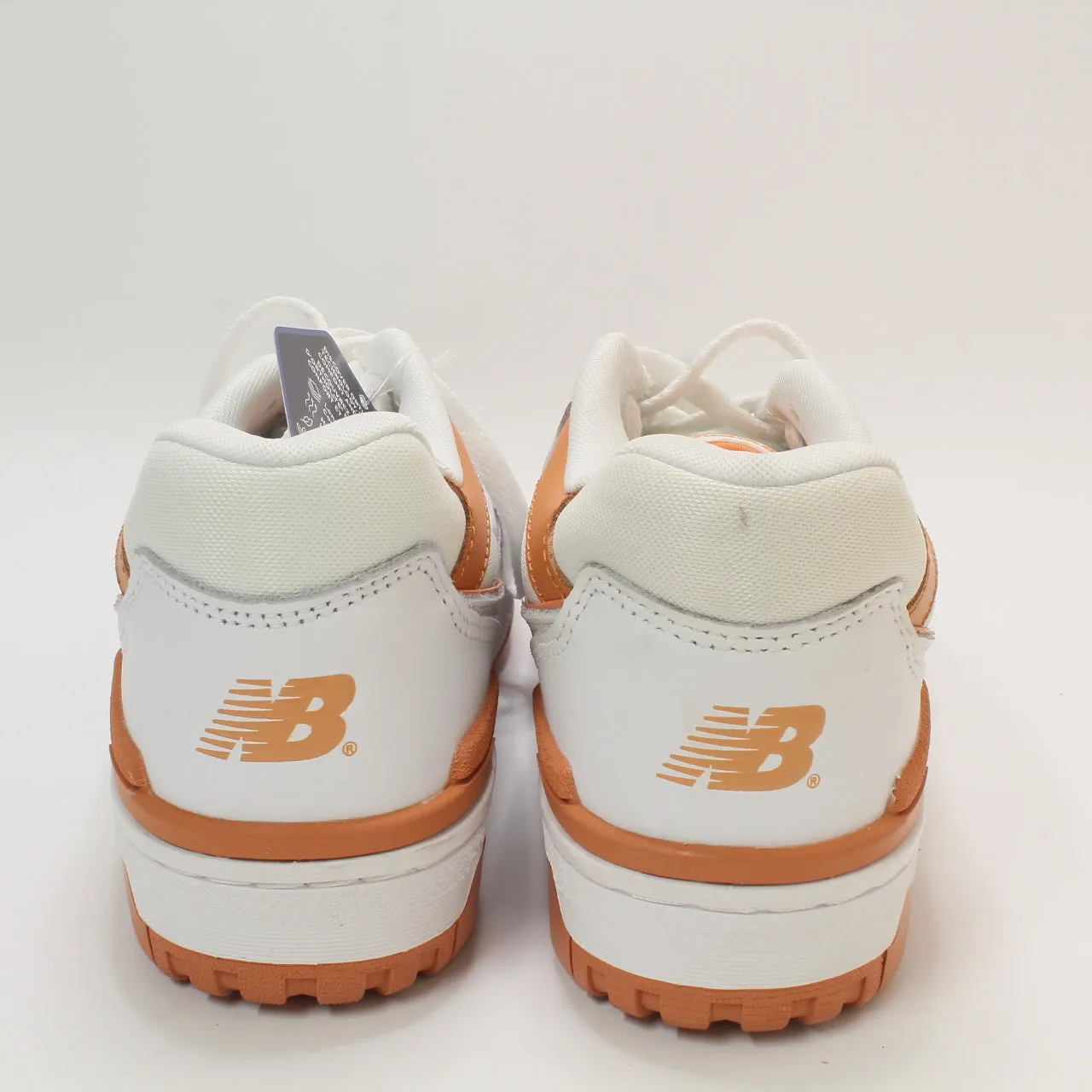 Womens New Balance Bb550 White Orange Grey Uk Size 6